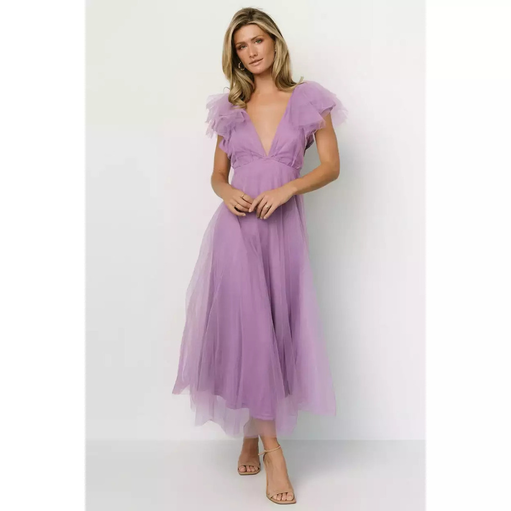 Baltic Born Annabella Tulle Dress | Lavender Size L